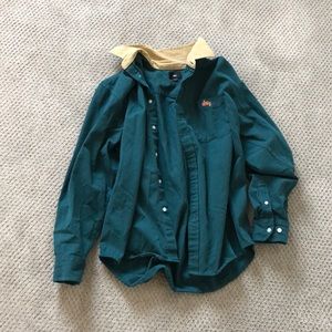 Collared OBEY long sleeve button up